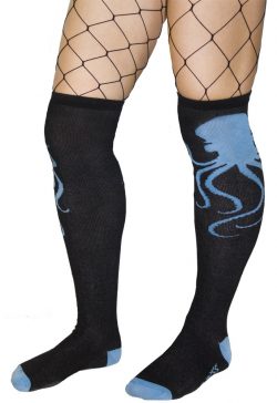 Octopus Blue 19" Socks
