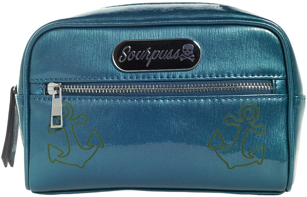 Betsy Anchor Make Up Bag Blue