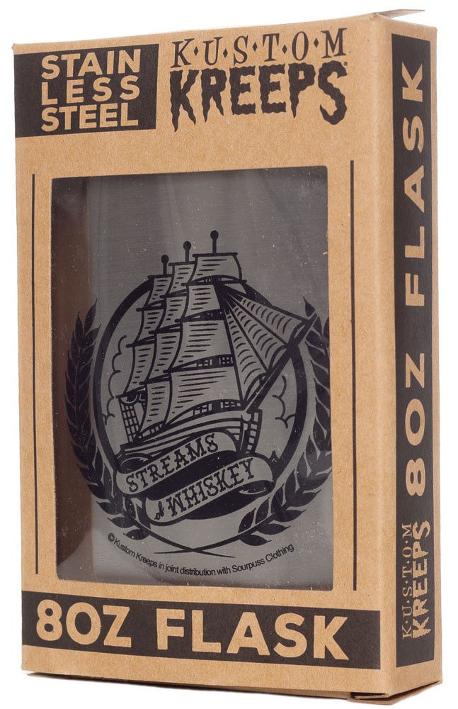 Streams of Whisky Flask