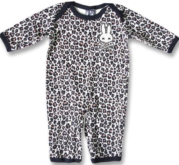 SIX BUNNIES BABY ROMPER UNICORNS