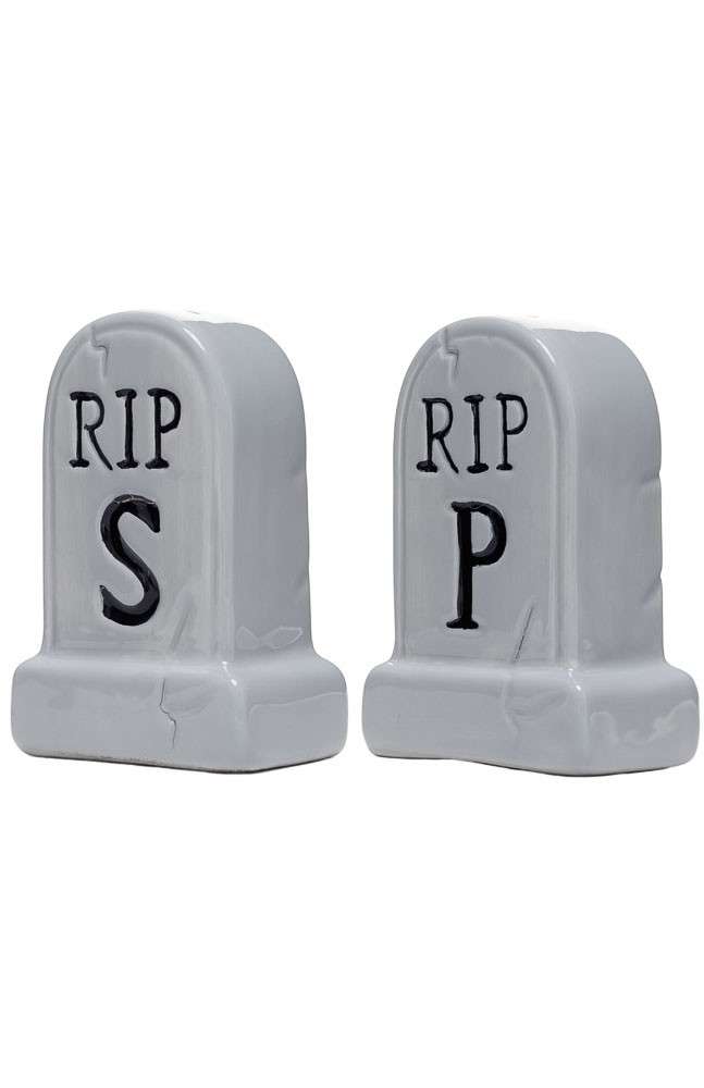 Tombstone Salt & Pepper Shakers