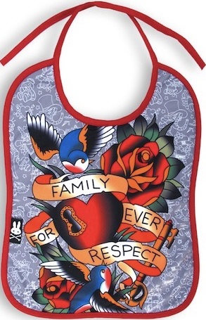 Six Bunnies Family Forever Bib at SugarSkulls Australia