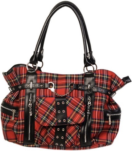 Banned Apparel Rise Up Handbag Red at SugarSkulls Australia