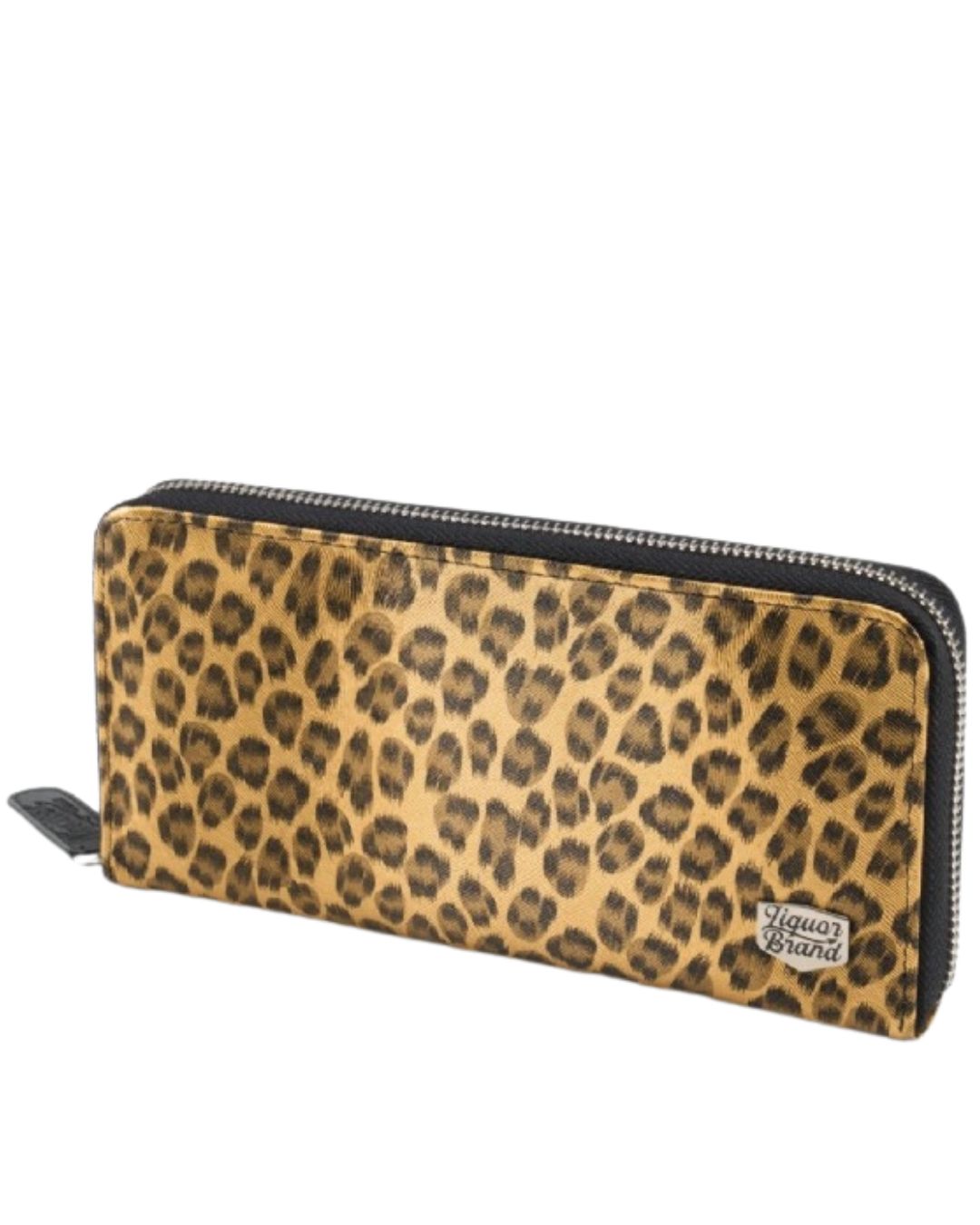 Liquorbrand Stardust Leopard Wallet Gold at SugarSkulls Australia