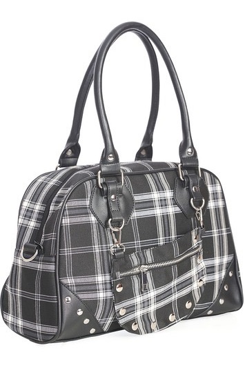 Banned Apparel Black Warren Handbag at SugarSkulls Australia