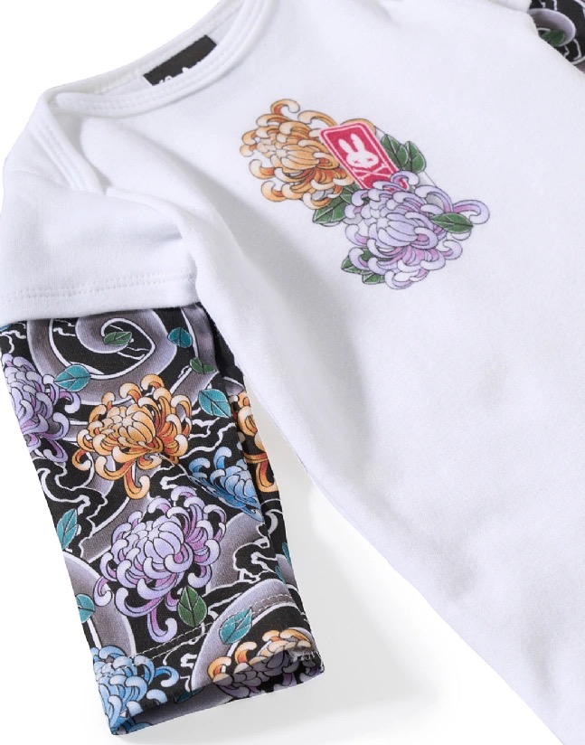 Six Bunnies Peony Romper at SugarSkulls Australia