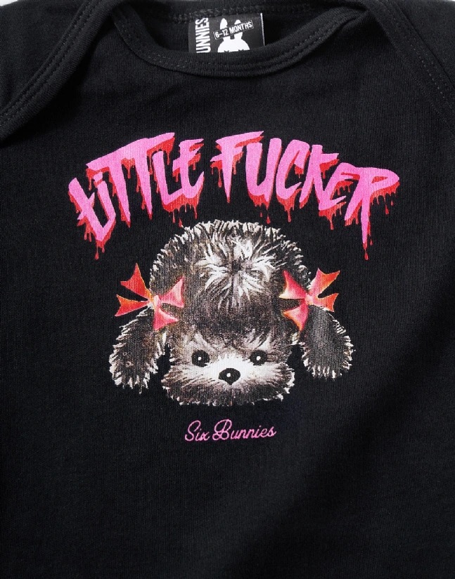 Six Bunnies Little F*cker Romper at SugarSkulls Australia