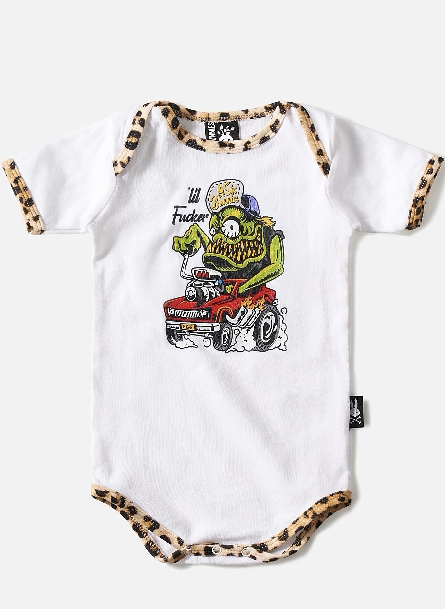 Six Bunnies Lil F*cker Onesie at SugarSkulls Australia