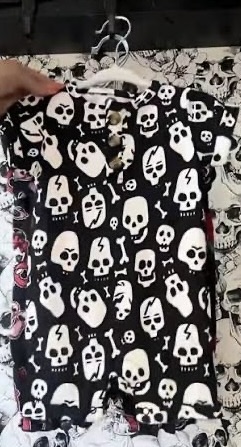 Metallimonsters Skull & Bone Romper at SugarSkulls