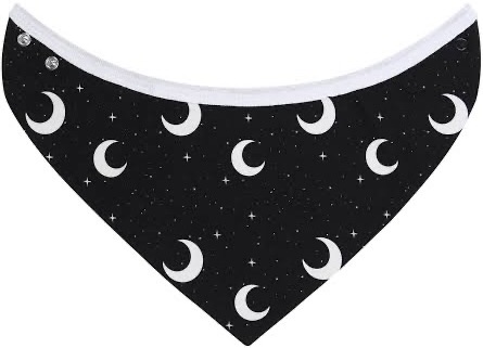 Metallimonsters Starry Night Bib at SugarSkulls Australia