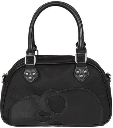 Banned Apparel Blackout Bowler Bag at SugarSkulls Australia