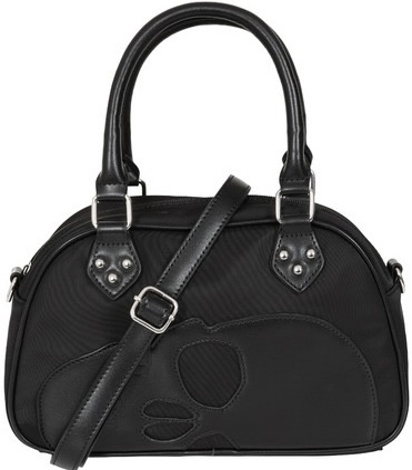 Banned Apparel Blackout Bowler Bag at SugarSkulls Australia