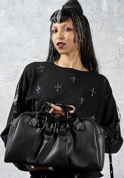 Banned Apparel Hex Paws Kitten Handbag at SugarSkulls