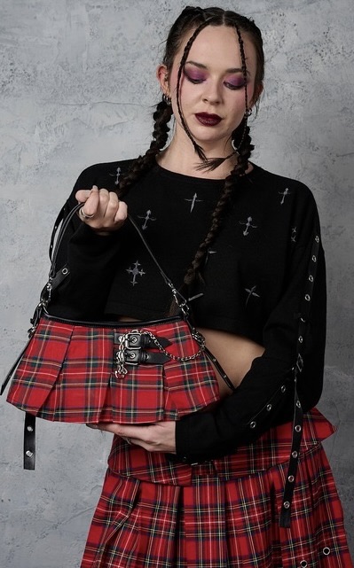Banned Apparel Anarchy Kilt Handbag at SugarSkulls Australia
