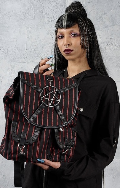 Banned Apparel Bloodline Pentagram Backpack at SugarSkulls