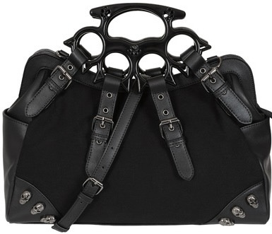 Banned Iron Halo Knuckle Bag at SugarSkulls Australia