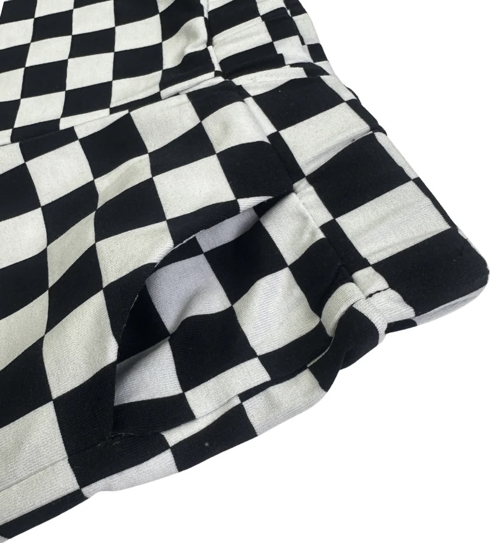 Metallimonsters Checkerboard Short Set at SugarSkulls Australia