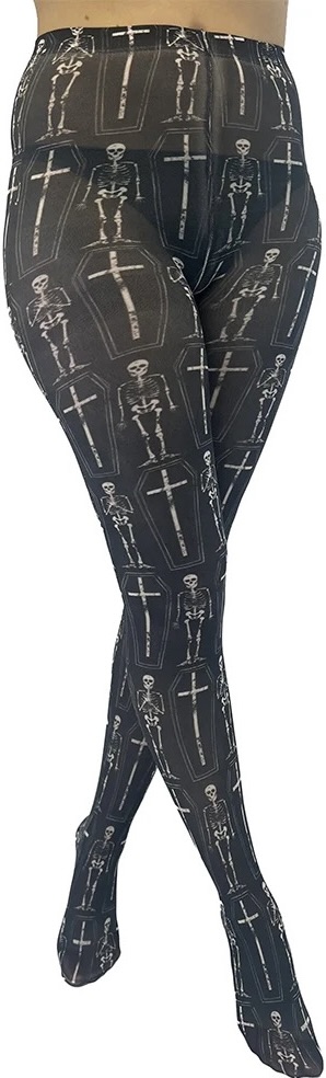 Coffin Skeleton Tights at SugarSkulls Australia