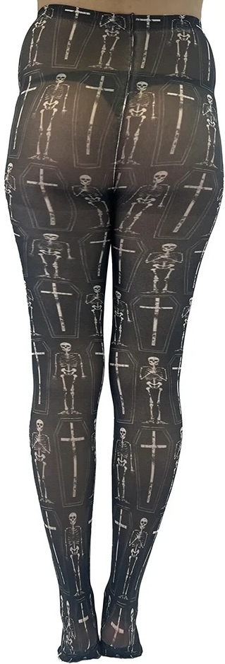 Coffin Skeleton Tights at SugarSkulls Australia