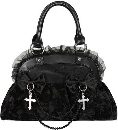 Banned Sanctum Velvet Bag at SugarSkulls Australia