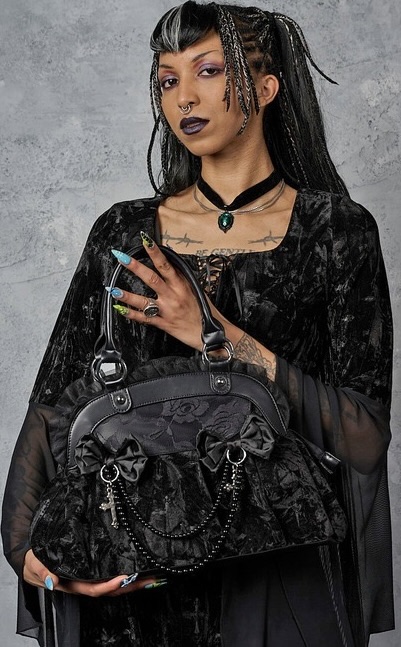 Banned Sanctum Velvet Bag at SugarSkulls Australia