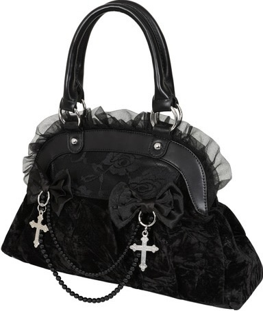 Banned Sanctum Velvet Bag at SugarSkulls Australia