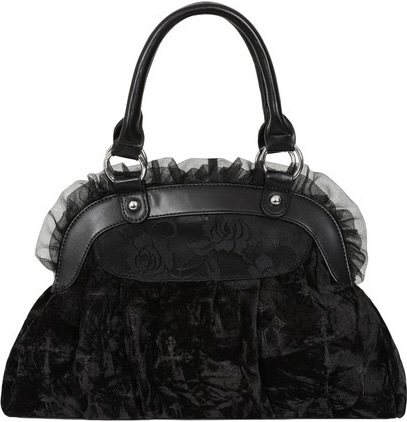 Banned Sanctum Velvet Bag at SugarSkulls Australia