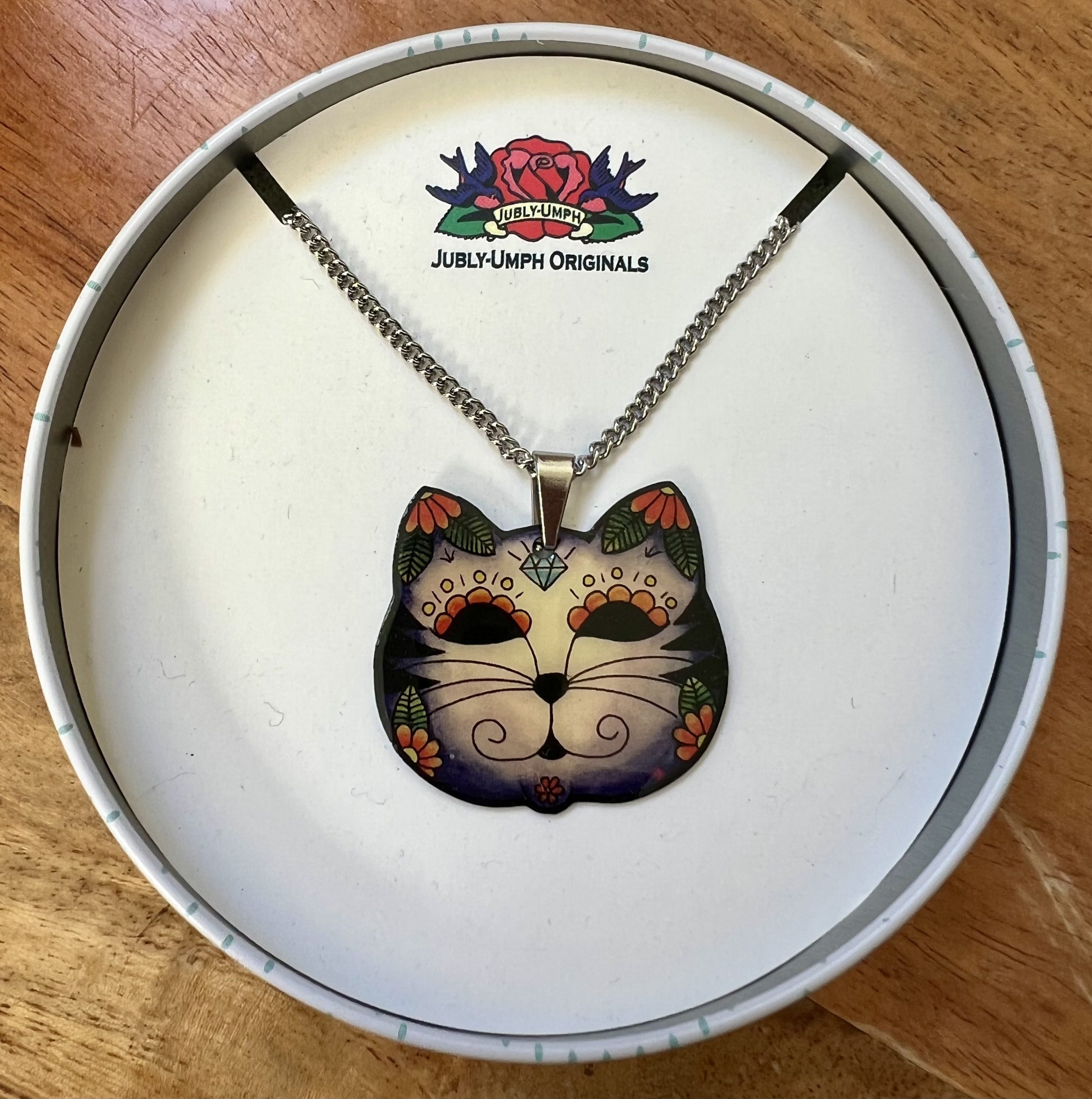 Jubly Umph Sugar Kitty Necklace at SugarSkulls Australia