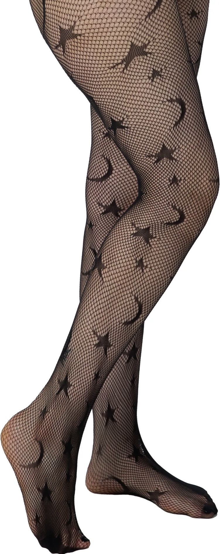 Stars & Moons Net Stocking Tights at SugarSkulls