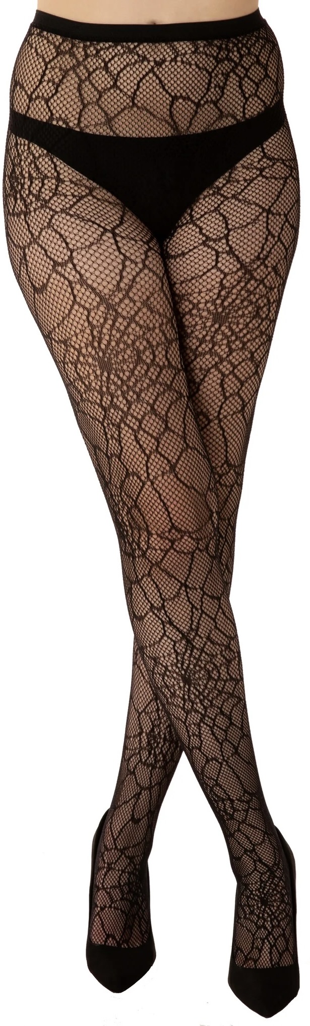Cobweb Fishnet Stocking Tights at SugarSkulls