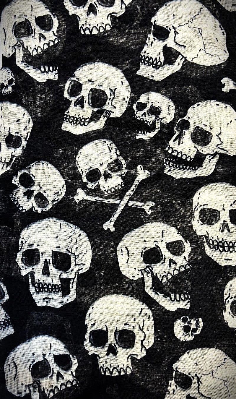 Skull Bone Scarf at SugarSkulls Australia