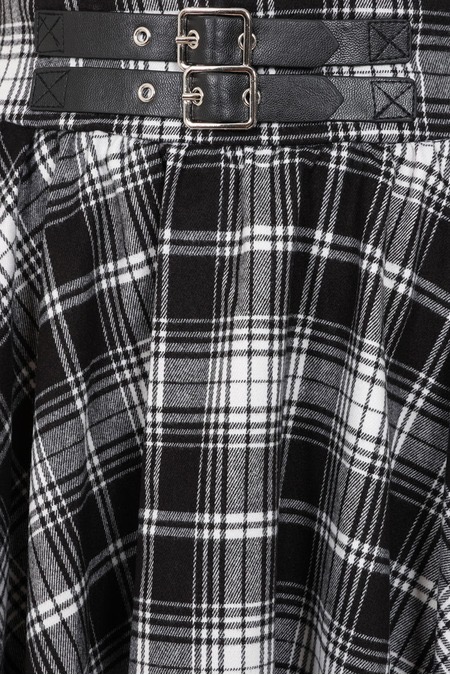 Banned Apparel Slashcheck Skirt at SugarSkulls Australia