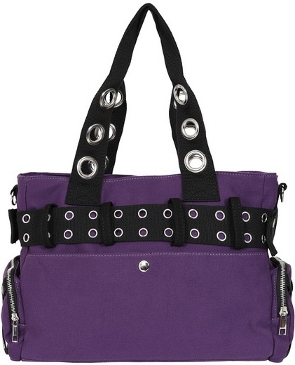 Banned Apparel Punk Zipped Handbag at SugarSkulls Australia