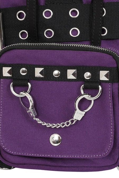Banned Apparel Punk Zipped Handbag at SugarSkulls Australia